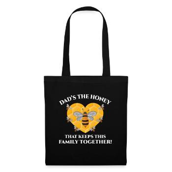Honeybee Dad Beekeeper Apiculture Insect Collector - Sac en tissu - noir - Devant