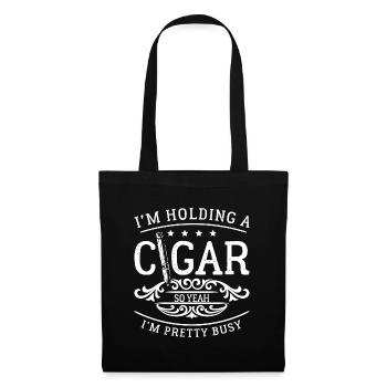 Cigar Cuba Connoisseur - Tote Bag - black - Front