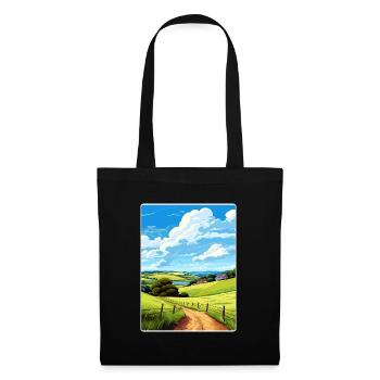 Lerryn Cornwall England Travel Poster Souvenir WPA - Tote Bag - black - Front
