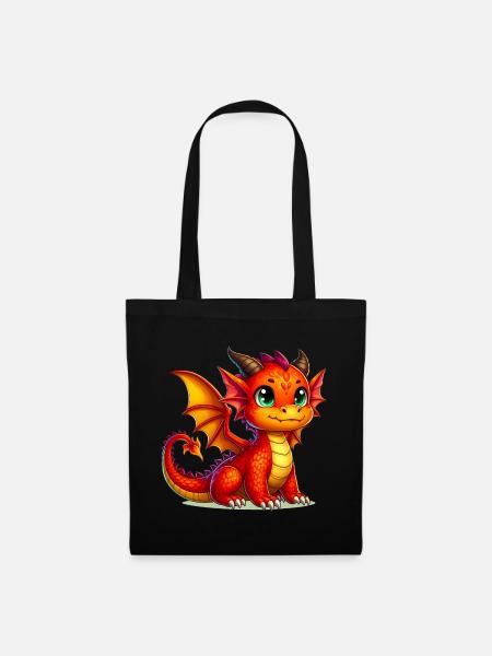 Dragon - Sac en tissu - noir