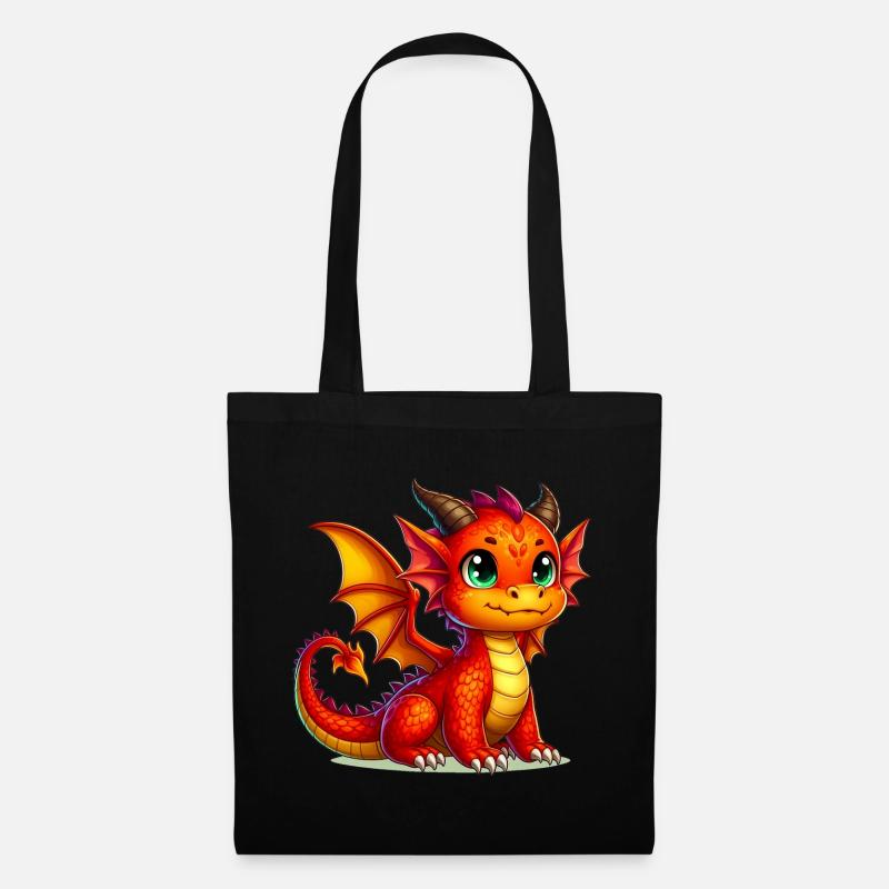 Dragon - Sac en tissu - noir