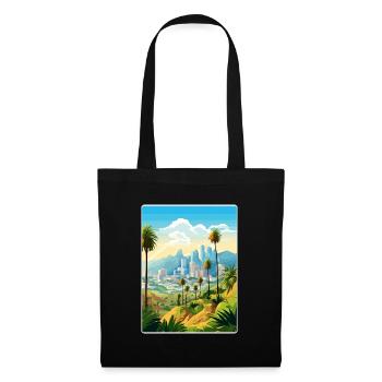 Los Angeles California Travel Poster Souvenir WPA - Tote Bag - black - Front