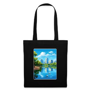 Orlando Beach Florida City Reiseposter Souvenir - Stoffbeutel - Schwarz - Vorne