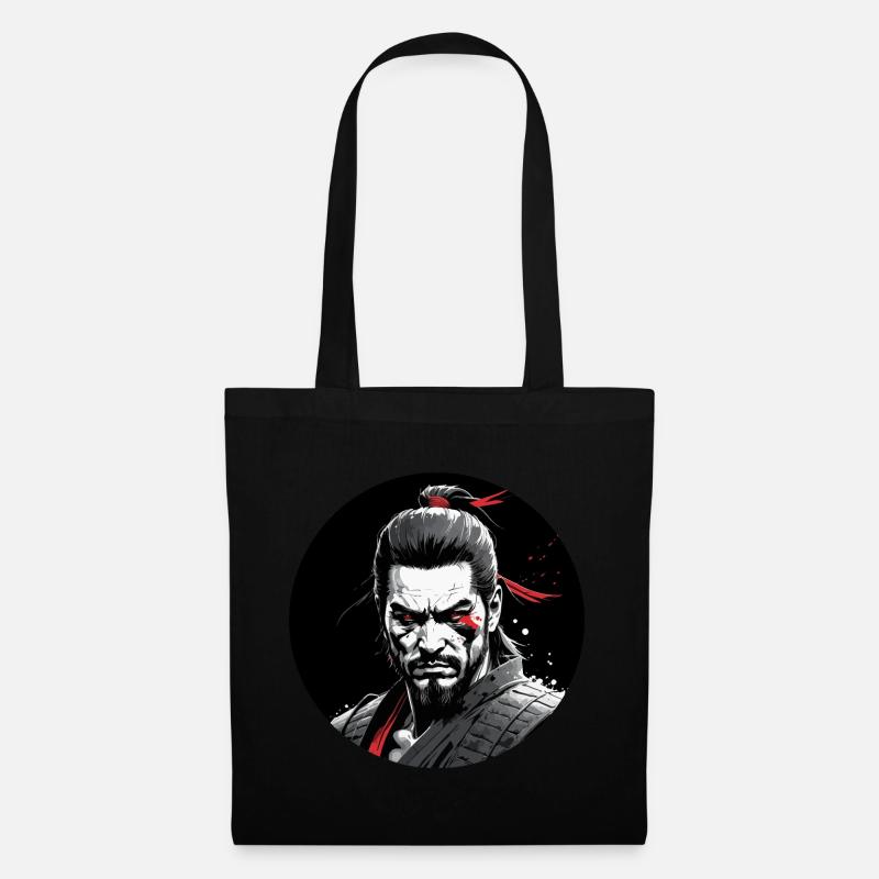 Fierce Samurai - Tote Bag - black
