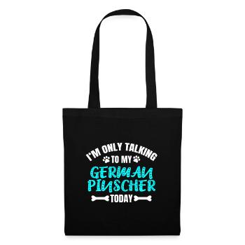 German Pinscher - Tote Bag - black - Front
