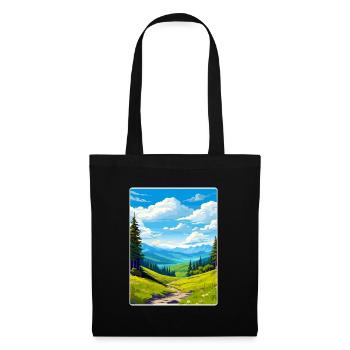 Great Smoky Mountains National Park Travel Poster - Tote Bag - black - Front
