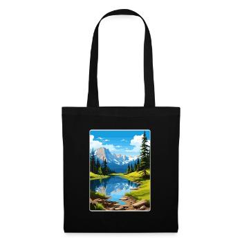 Rocky Mountain Nationalpark Colorado Travel Card - Stoffbeutel - Schwarz - Vorne