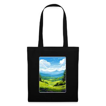 Great Smoky Mountains National Park Travel Poster - Tote Bag - black - Front