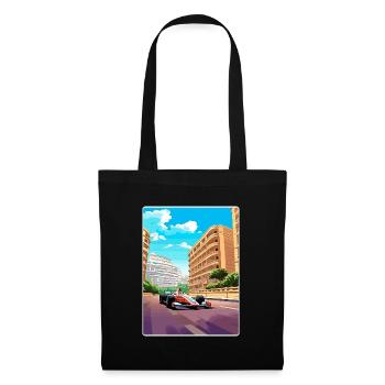 Monte Carlo Circuit Motorsport Race Monaco Race - Sac en tissu - noir - Devant