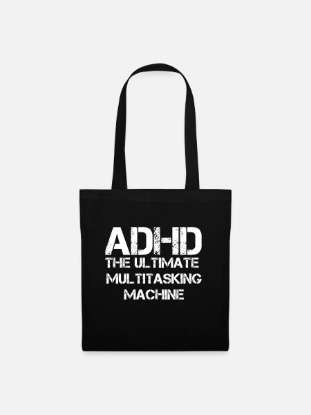 ADHD - Tote Bag - black