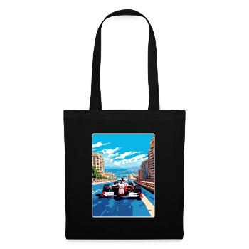 Monte Carlo Circuit Motorsport Race Monaco Race - Sac en tissu - noir - Devant
