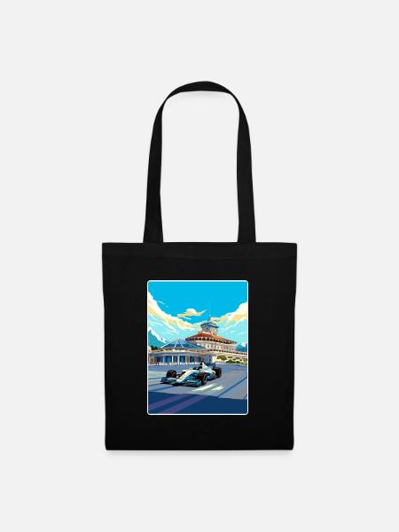 Sotschi Circuit Motorsport Race Russische Travel Card - Stoffbeutel - Schwarz