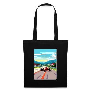 Spielberg Circuit Motorsport Rennen Österreich Reisen - Stoffbeutel - Schwarz - Vorne