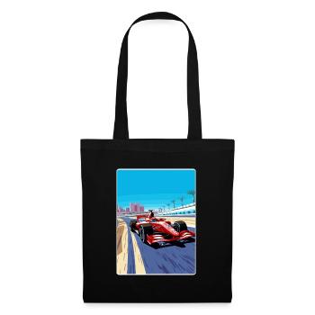 Manama Circuit Motorsport Race Bahrain Travel Card - Stoffbeutel - Schwarz - Vorne