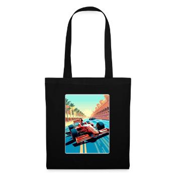 Abu Dhabi Circuit Motorsport Race Uae Travel Card - Stoffbeutel - Schwarz - Vorne