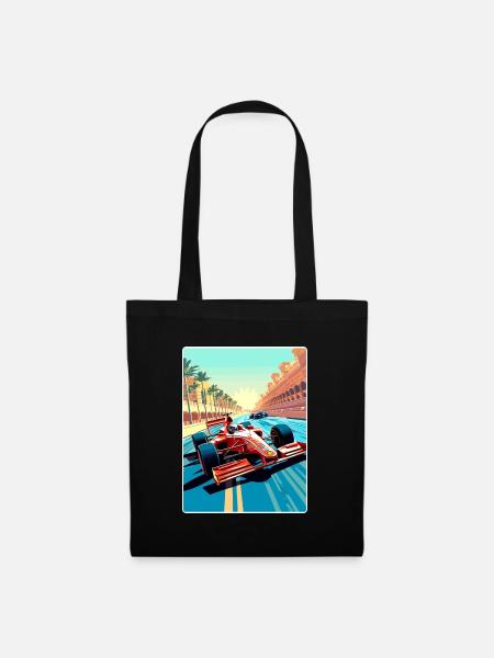 Abu Dhabi Circuit Motorsport Race Uae Travel Card - Stoffbeutel - Schwarz