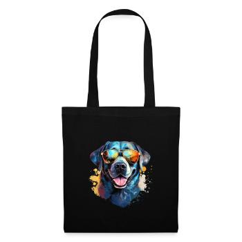 Labrador with sunglasses - Tote Bag - black - Front