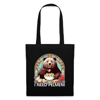 I Need Pelmeni Bear Gift - Tote Bag - black - Front