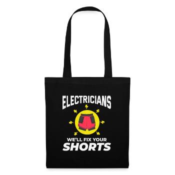 Electrician Humor Electrical Technician Engineer - Tote Bag - black - Front