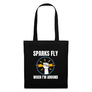 Electrician Humor Electrical Technician Engineer - Tote Bag - black - Front
