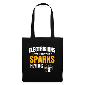 Electrician Humor Electrical Technician Engineer - Tote Bag - black - Front