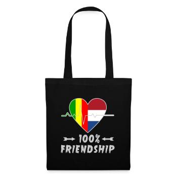 Mali and the Netherlands 100% friendship - Tote Bag - black - Front