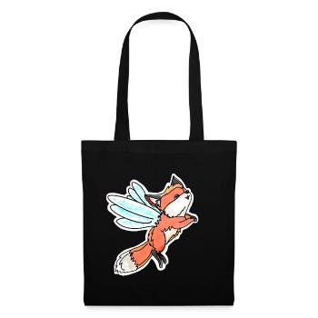 Fantastic, Flying Fairy Fox - Tote Bag - black - Front