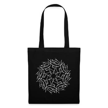 Lotta Name Mandala - Tote Bag - black - Front