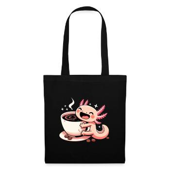 Axolotl Coffee Mug Gift - Tote Bag - black - Front
