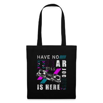 Party Vinyl Record Dance Music Bass - Tote Bag - black - Front
