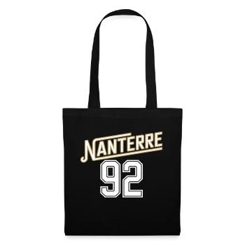 Nanterre 92 - Sac en tissu - noir - Devant