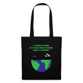 Planet Earth - Tote Bag - black - Front