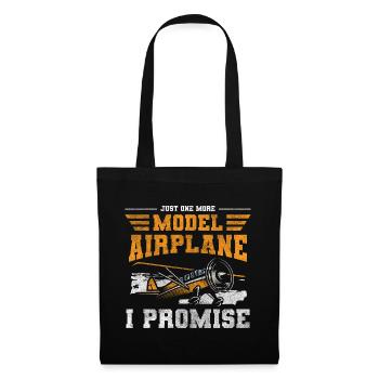 Airplane Hobby Aviator Flight - Tote Bag - black - Front