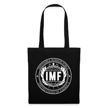 Mission Impossible Dead Reckoning IMF Logo - Tote Bag - black - Front