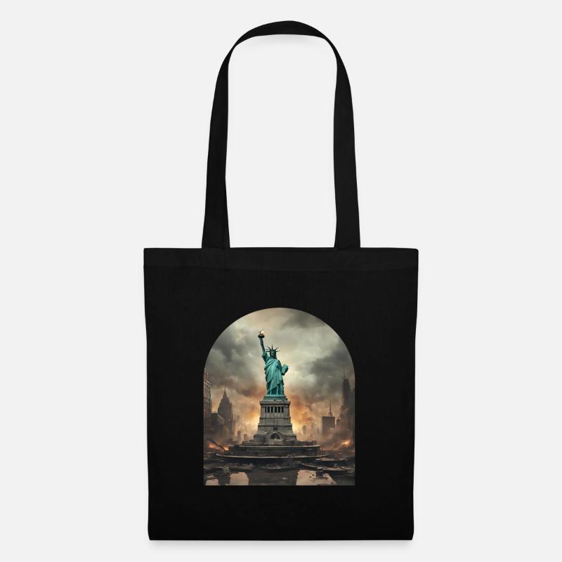 Statue de la liberté - Sac en tissu - noir