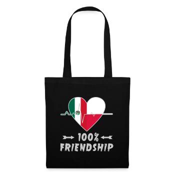 Mexico and Poland 100% friendship - Tote Bag - black - Front