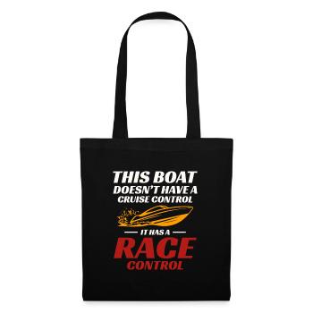 Speedboat Racing for Drivers and Powerboat Fans - Tote Bag - black - Front