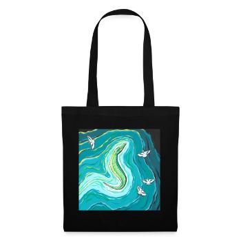 Crocodile - Tote Bag - black - Front