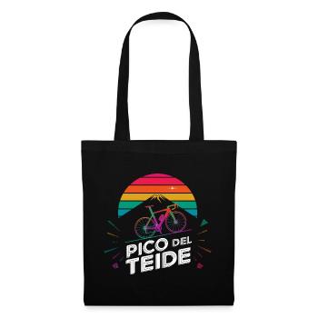 Pico del Teide – Ascension emblématique de Tenerife - Sac en tissu - noir - Devant