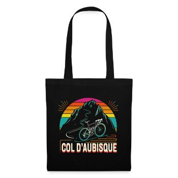Col d'Aubisque Radsport Design - Stoffbeutel - Schwarz - Vorne