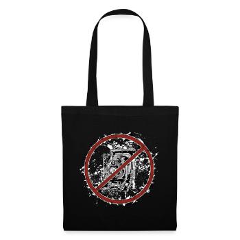 Veuillez ne pas prendre de photos - Sac en tissu - noir - Devant