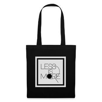 Less is more Bauhaus philosophy - Tote Bag - black - Front
