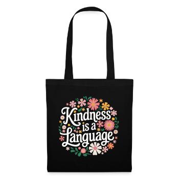 Altruisme Don désintéressé Donner d’école - Sac en tissu - noir - Devant