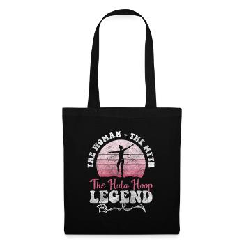 Femme de fitness mature - Sac en tissu - noir - Devant