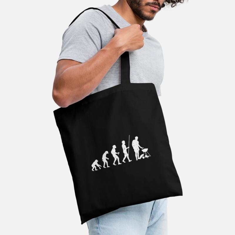 BBQ Evolution Grilling Barbecue Gift Idea Tote Bag