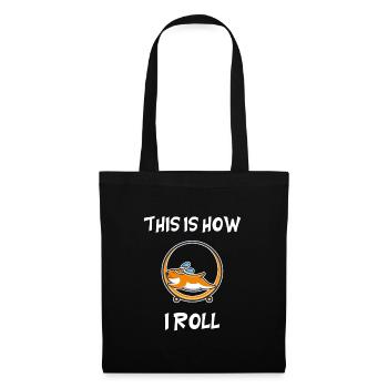 Hamster Jogging Running Joggers Hamster Wheel - Tote Bag - black - Front