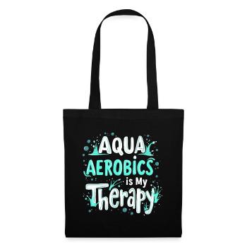 Aqua Aerobics Is My Therapy - Tote Bag - black - Front