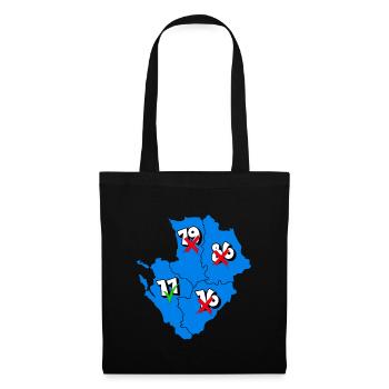 Région Poitou-Charentes - Sac en tissu - noir - Devant