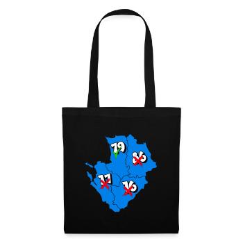 Région Poitou-Charentes - Sac en tissu - noir - Devant