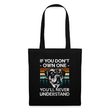 Pedigree Dog Loyal Master - Tote Bag - black - Front